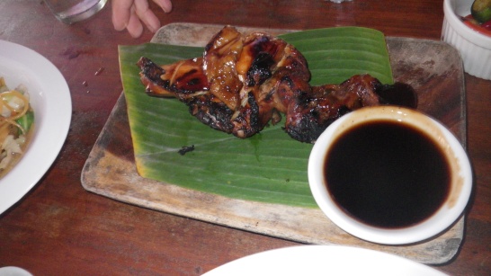barbequed chicken